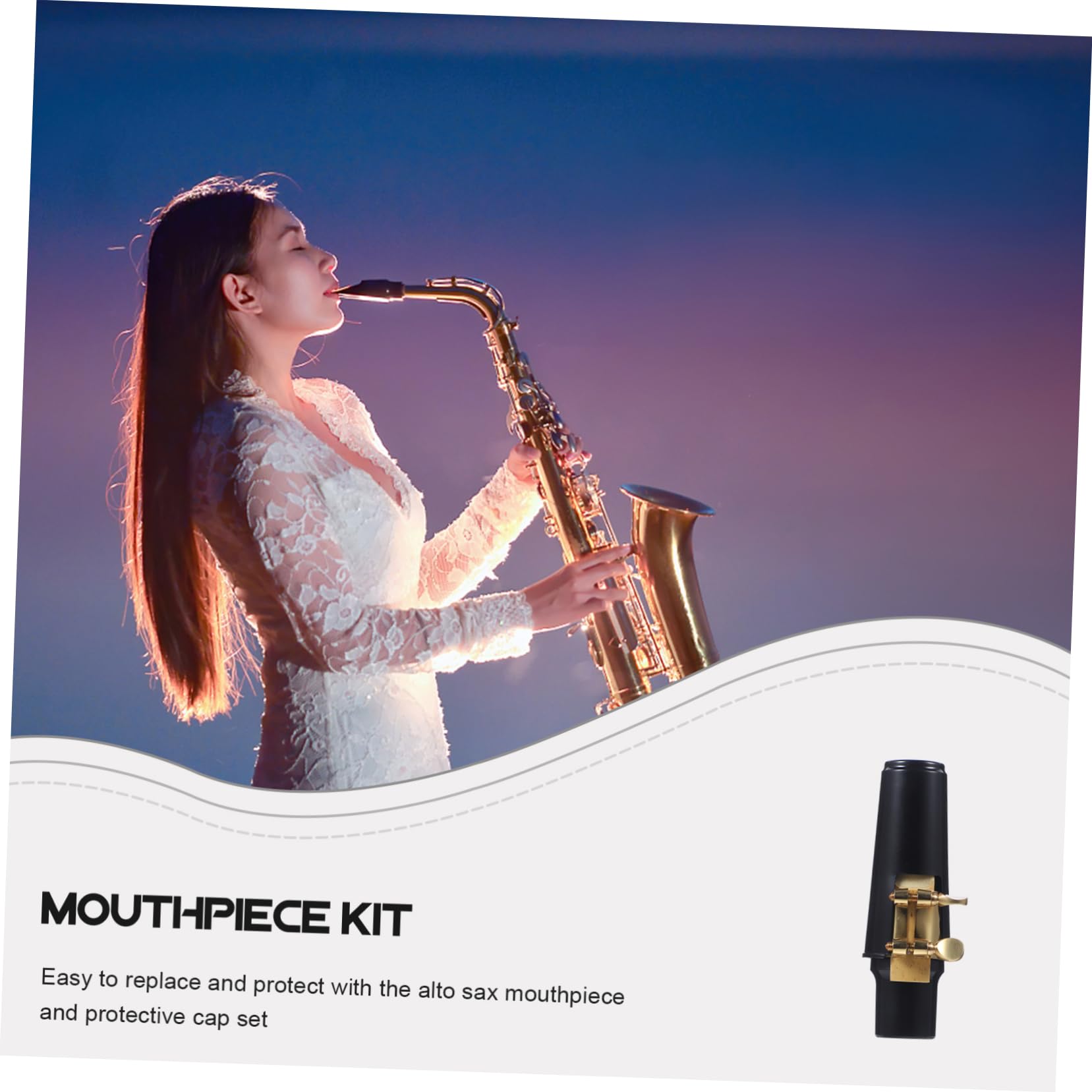 Amazon | TOGEVAL 2セットアルト ス用マウスピース 吹奏楽器